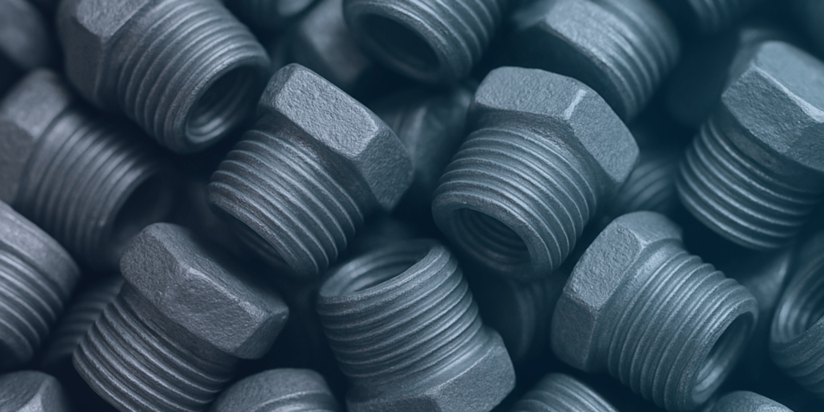 peça de bujão galvanizado amontoado